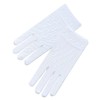 ZaZa Bridal Crochet Women's Gloves w/Delicate Detail Trim-Victorian+Regency-White