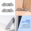 Triangle Support Made of Stainless Steel, Pack of 10 Angle