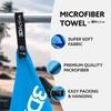 3DActive Microfibre Towel for Gym, Sports and Travel. Ultra Absorbent,