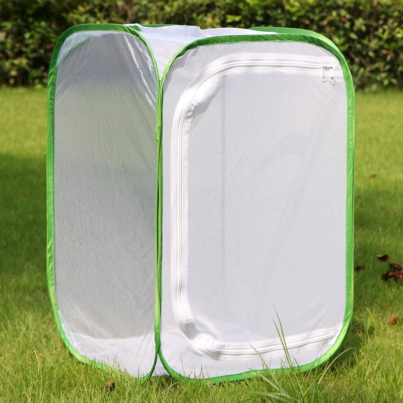RESTCLOUD Professional Butterfly Habitat Insect Cage Caterpillar Enclosure Pop-up Polyester