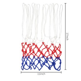 Bettli Basketball Net,Heavy Duty All Weather Netball Net 12 Loops Basketball Hoop Net Replacement Fits Standard Indoor or Outdoor