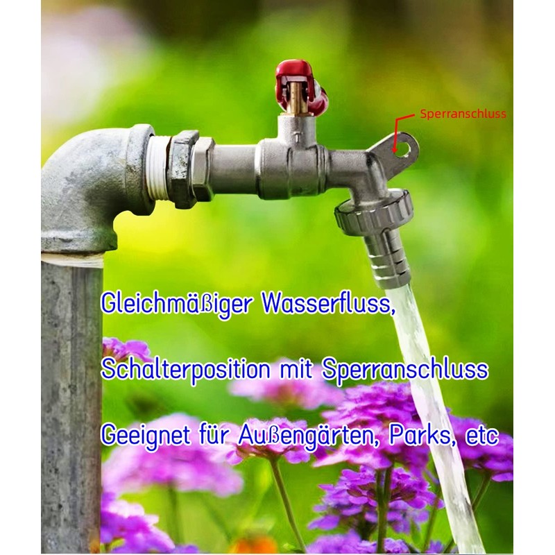 EKKJNQ Lockable Tap / Lockable Tap 1/2 Inch (20 mm)