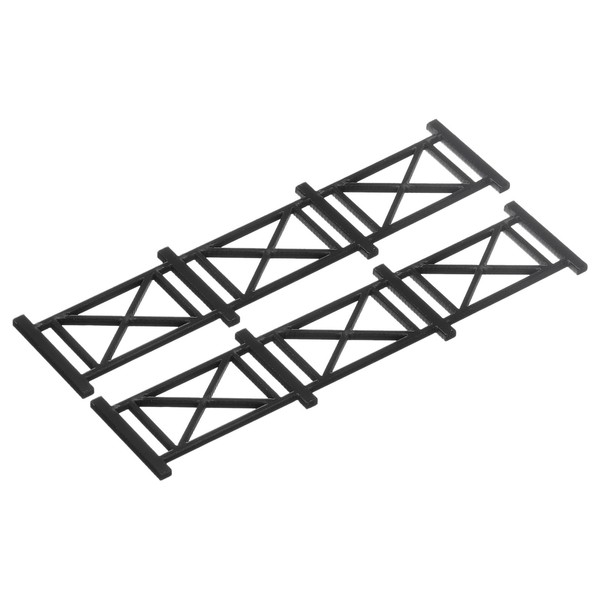 MECCANIXITY 2pcs 4.25 Inch Miniature Garden Fence, Mini Ornament Wood