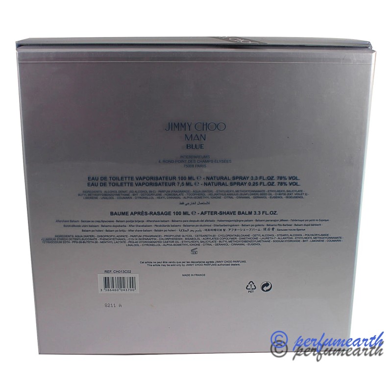 Jimmy Choo Man Blue 3 Pces Gift Set 3.3/3.4oz. Edt