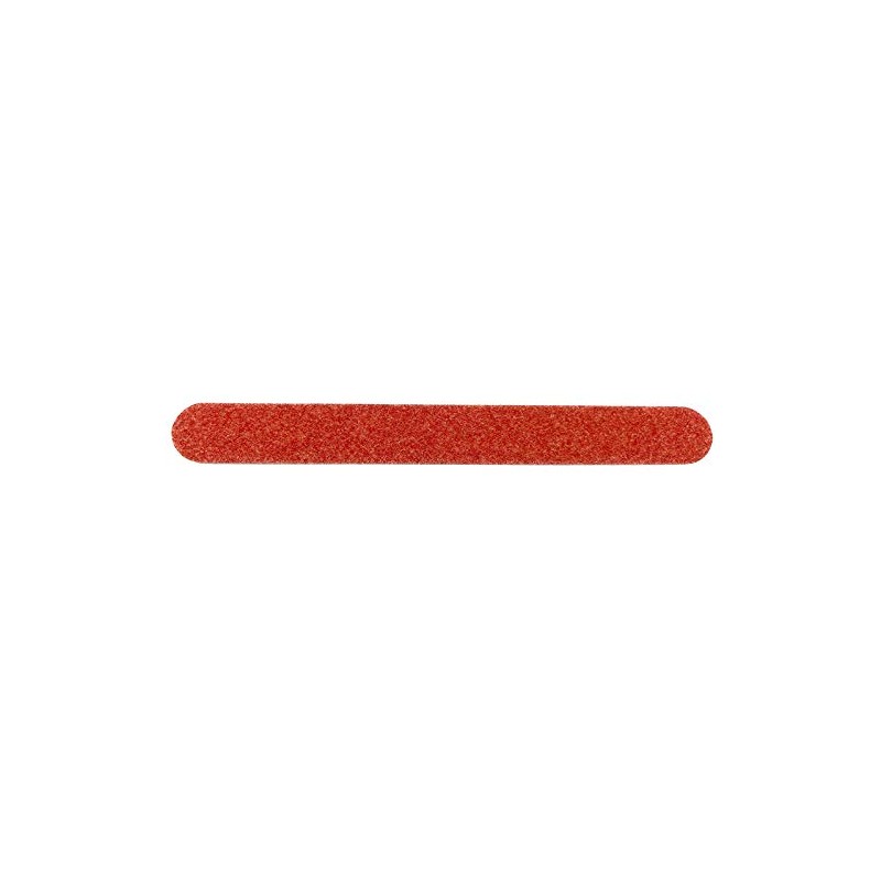 Soft Touch Nail File, Extra Coarse 80 Grit, Durable Red