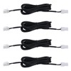4-pcs Surface Mount Strobe Light 6.5ft Extension Cord