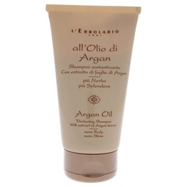 L'Erbolario Argan Oil Hair Thickening Shampoo - Shampoo for Men and Women - Restores and Strengthens Fragile Hair - Adds Volume and Softness - 5.07 oz