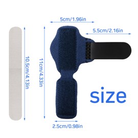 Toe Straightener, Pack of 2 Toe Straighteners, Toe Straighteners for Hammer Toes, Bunion Corrector, Big Toe Separator for Fracture Recovery, Black