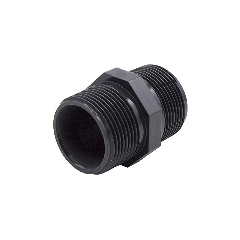 VARIOSAN Double Nipple 14047, 1 Inch AG/AG, PVC-U, 16 Bar