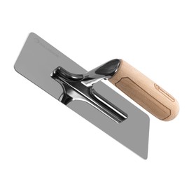 ROLLINGDOG 240mm x 90mm Plastering Trowel -Venetian Trowel Plastering Tools with Beech-Handle Stainless Steel 9.45“x3.54"