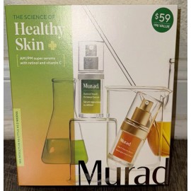 Murad Retinol Youth Renewal Serum & Vita-C Glycolic Serum Travel Skincare Set