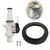 Upgraded 13168 RV Toilet Water Valve Kit for Aqua Magic