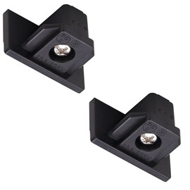 Toshiba Lighting & Technology NDR0232K Lighting Rail VI Shape End Cap (Black)