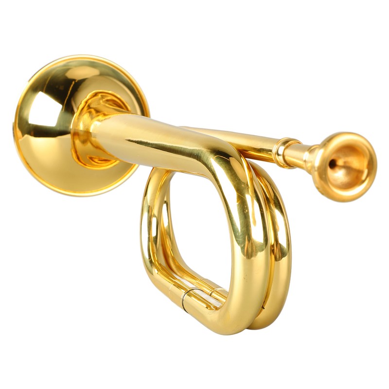Military Style Trumpet C Key Brass Easy to Play Trumpet