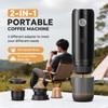 RECAFIMIL Portable 2-in-1 Coffee Maker, Portable 20 Bar Espresso Machine