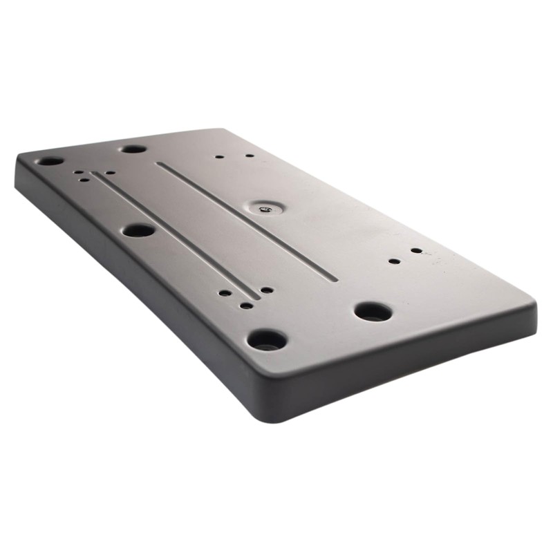 TRQ Front License Plate Bracket Black Compatible with 2018-2023 Land