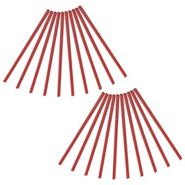 PATIKIL 10mm Binding Bars, 20 Pcs Plastic Binding Bars Slide Grip 70 Sheets Capacity A4 Binding Bars for Report Cover Office Study, Red