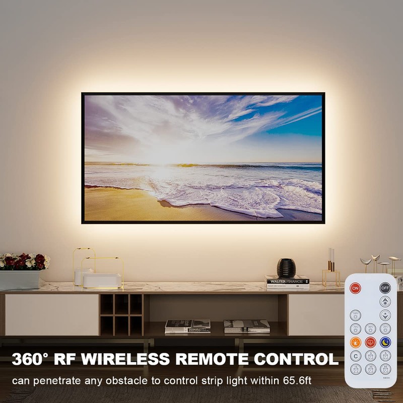 MY BEAUTY LIGHT LED Strip Lights Warm White,16.4ft Dimmable LED