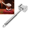 Topyond Meat Tenderizer, Stainless Steel Heavy Duty Mallet & Pounder,
