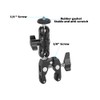 SZRIG Super Clamp Articulating 1/4"-20 Mini Ball Hand for Camera