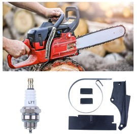 Mtanlo Chain Brake Strap Oil Baffle Plate Spring Cover with Spark Plug for Chinese 5200 52cc Chainsaw Compatible with Stihl 51 55 61 66 261 262 266 268