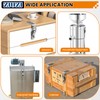 ZIUZI 2PCS 90-Degree Angle Latch, Stainless Steel Corner Latch with