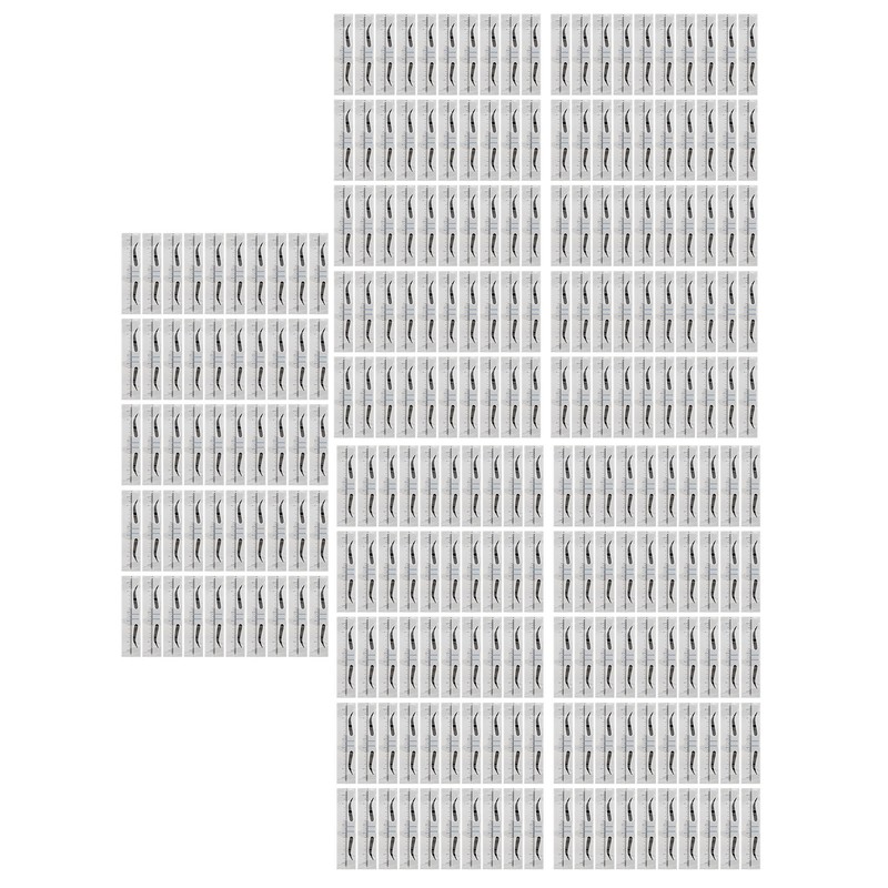 150PCS Eyebrow Stencil Ruler Clear Scale Transparent Eyebrow Shape Positioning