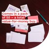 XFasten Self-Sealing Laminating Pouches Business Card Size, 9.5 Mil and