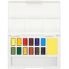 Faber-Castell 169712 Watercolour Paint Set, 12 Paint Bowls, Includes Mixing