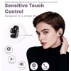 Hmusic A24 TWS AI ENC Clip-on Earbuds, Open Ear Bluetooth