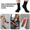 JIYIN 6 Pairs Flip Flop Socks, Elastic Tabi Split Toe