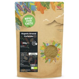 Whole Food Earth® - Organic Ground Coriander 250 g | GMO Free | Certified Organic