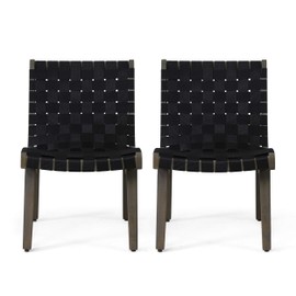 Christopher Knight Home Charlotter Outdoor Lounge Chair, Black + Gray