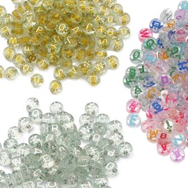 Beads Alphabet Beads, Spacers, Beads, Acrylic, Beads, Accessories, Handicrafts, DIY Alphabet Pattern, Jewelry, For Making Name Bracelets, Colorful Bracelet String Necklace Earrings, Jewelry Making,