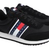 Tommy Jeans Men's Runner Trainers, Black, 43, black