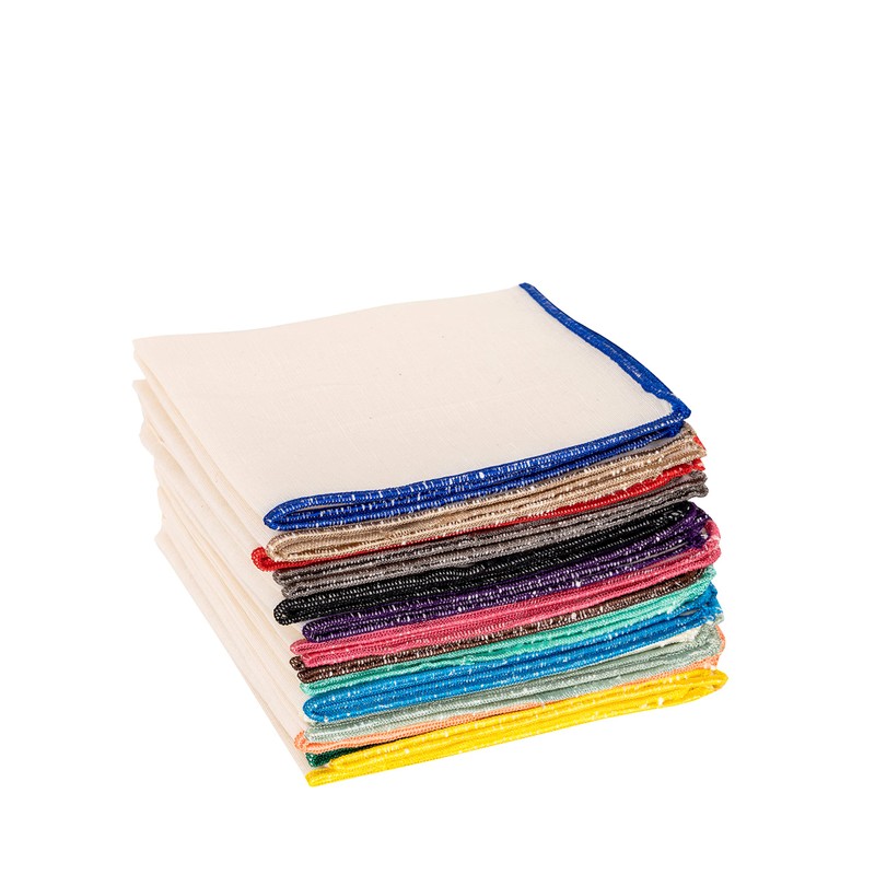 Hell Blues Pocket square men single piece all color linen