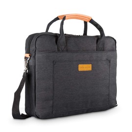 DOB SECHS 13.5 Inch Laptop bag 14 Inch Business Computer Laptop Shockproof Shoulder Bag Case Sleeve Briefcase 13-14.4 Inch Messenger Bag for Women and Men, Black