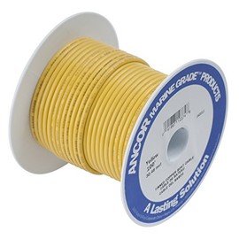 Ancor Marine Grade Primary Wire and Battery Cable (Yellow, 500 Feet, 18 AWG)