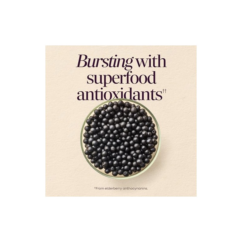 Sambucus Elderberry Gummies Suplementos Herbales 10486