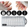 Gel De Gel Suave 5 En 1, 240 Unidades, Postizas,