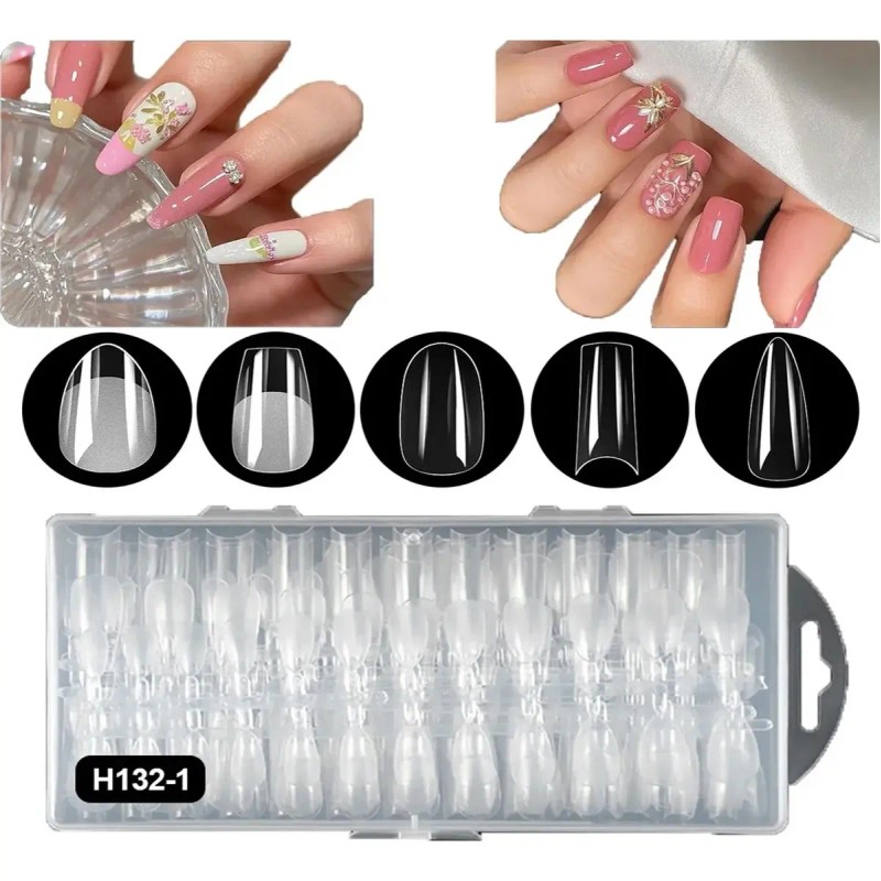 Gel De Gel Suave 5 En 1, 240 Unidades, Postizas,