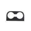 Carworld66 Matt Black ABS Cup Holder Trim Panel Cover Fits