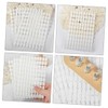 Mikinona 6 Sheets Double Sided Nail Stand Stickers Nail Art