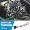 uxcell 4pcs Ignition Coil Connector for Scion TC L4 2.4L