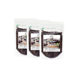 Shizen Health Co. Acai Powder, 1.1 oz (30 g) x 3 Pieces, Powder, Freeze Dried, Acai Berry, Supplement, Additive-Free