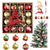 Esferas de Navidad, 40 Unidades Juego de Bolas de Navidad
