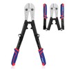 WORKPRO 18-Inch Foldable Bolt Cutter, Tri-Material Handle with Comfort Grip,