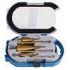 Step Drill Bit Set 6-Piece Titanium Taper Drill HSS TIN