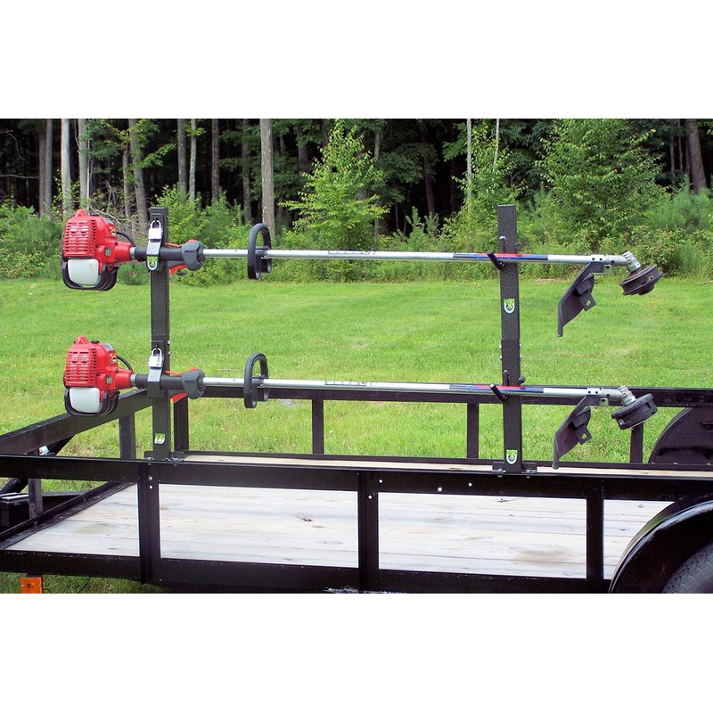 Pack'em 2 Place Locking Trimmer Rack for Open Trailers (PK6S-6S2)