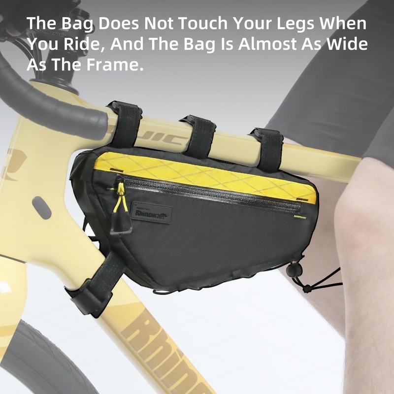 Rhinowalk Bike Frame Bag Waterproof Bike Triangle Bag 1.8L Bicycle
